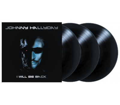 JOHNNY HALLYDAY I Will Be Back Live in Nimes 3xLP set