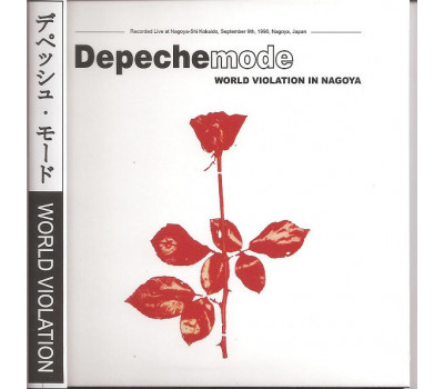 DEPECHE MODE World Violation in Nagoya Japan 2CD set in digisleeve with OBI sticker and japan insert