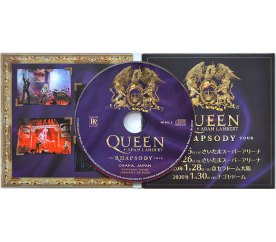 QUEEN & Adam Lambert The Rhapsody Tour 2020: Live in Osaka 2CD set