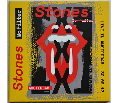 THE ROLLING STONES Live in Amsterdam 2017 No Filter Tour 2CD set