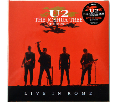 U2 Live in Rome Italy 2017 Joshua Three Tour 2CD set in digipak